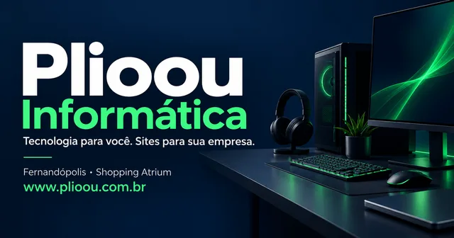 Identidade do site Plioou Informática